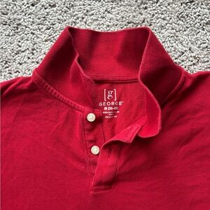 George Vibrant Red Collared Shirt